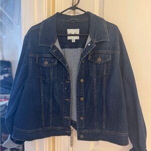 Per Se Dark Blue Jean Jacket